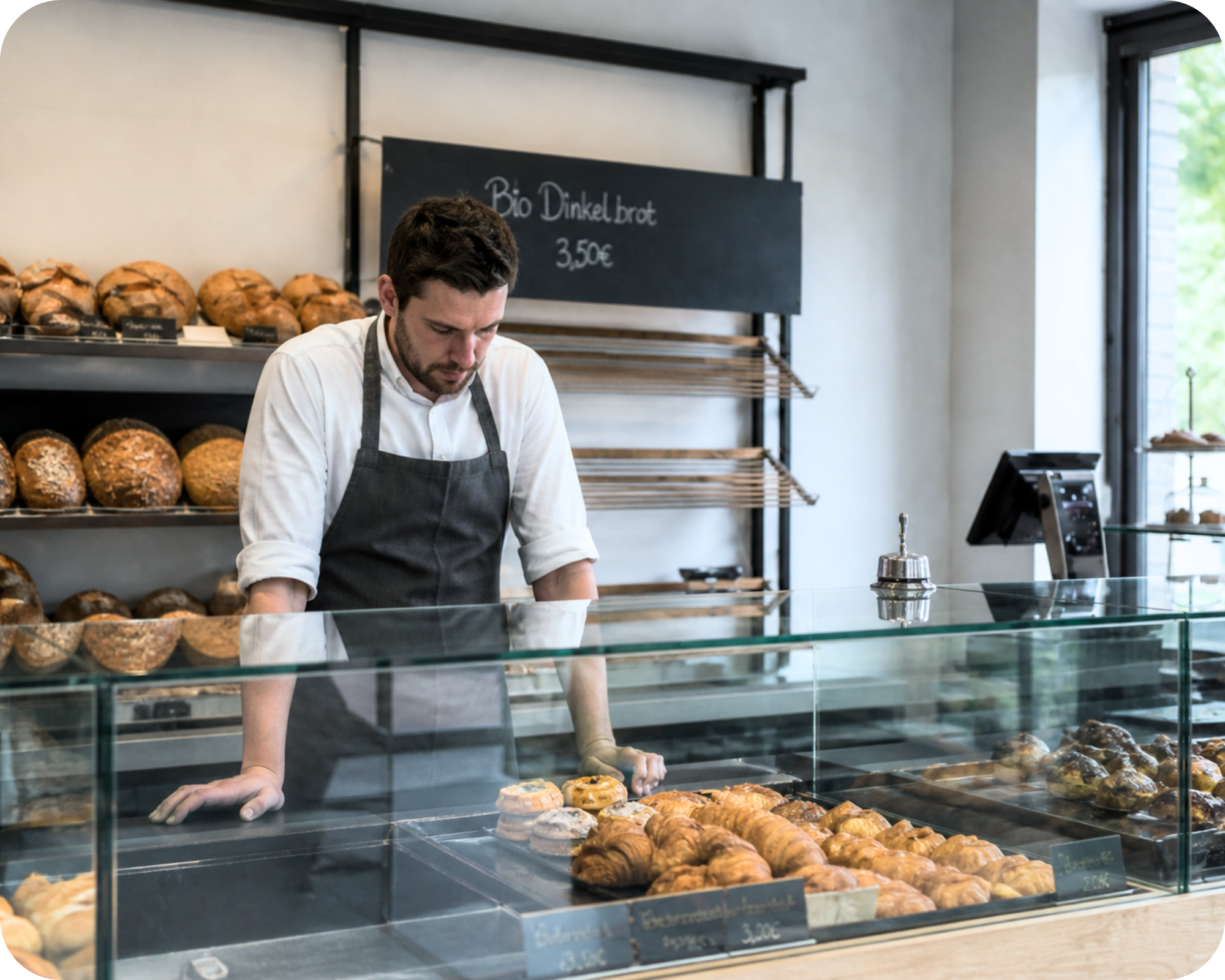 Bäckerei Auslage