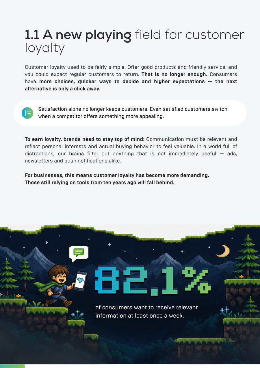 Page 1.1: A new playing field for customer loyalty